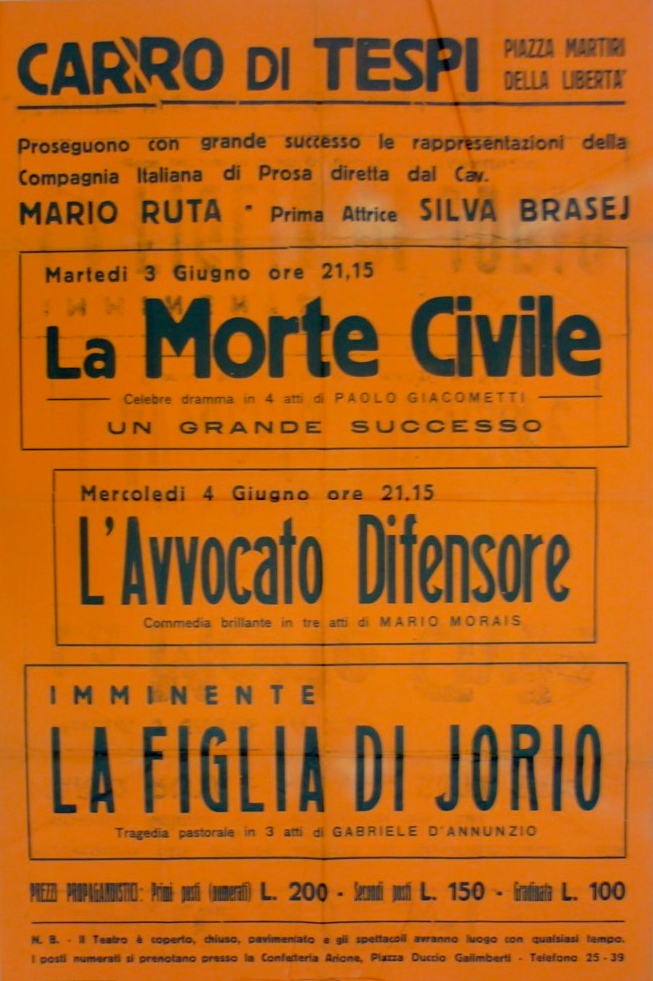 Il teatro di Gian Maria Volonté 